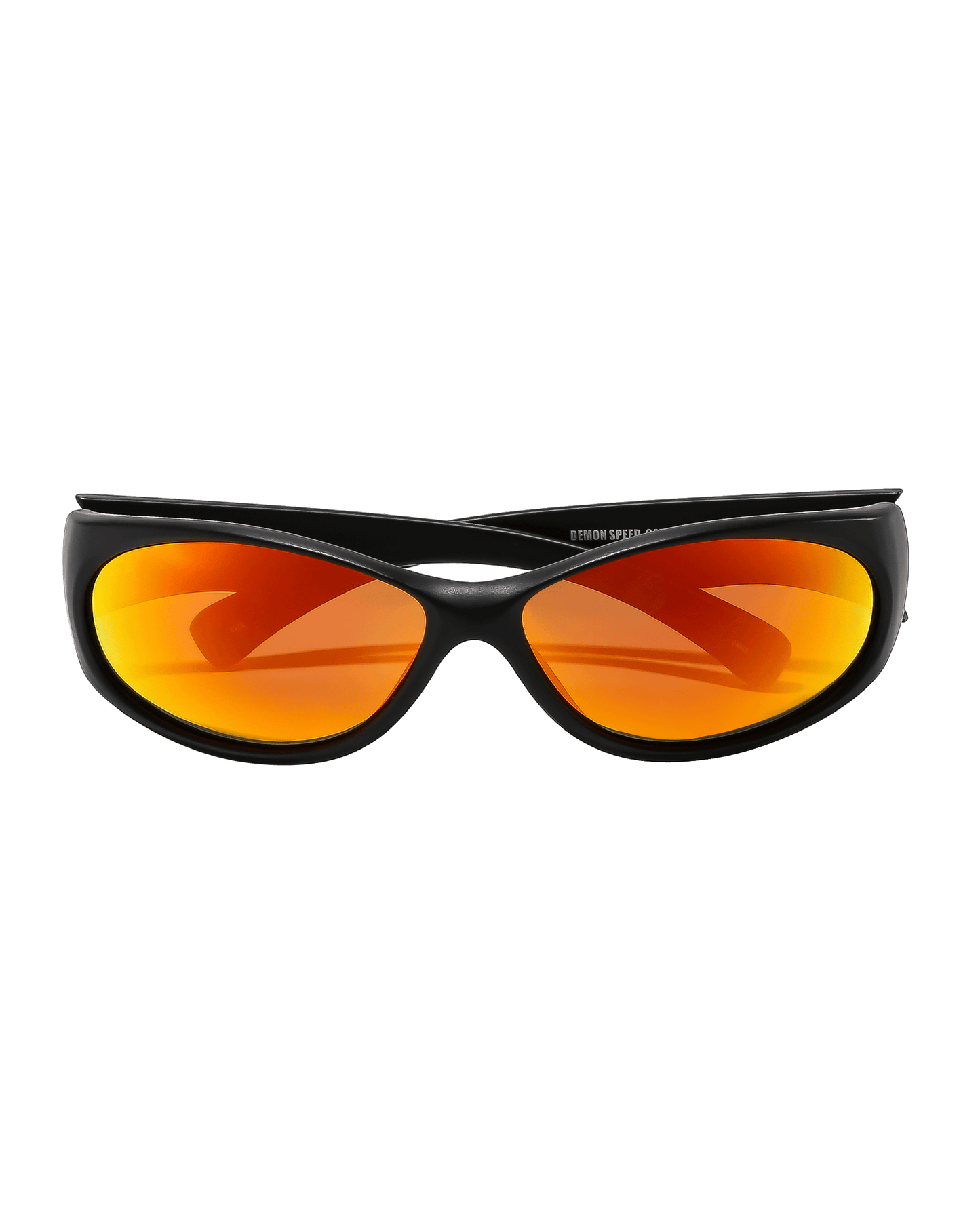DEMON SPEED  MATTE BLACK / REFLECTIVE ORANGE POLARIZED