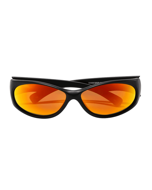 DEMON SPEED  MATTE BLACK / REFLECTIVE ORANGE POLARIZED
