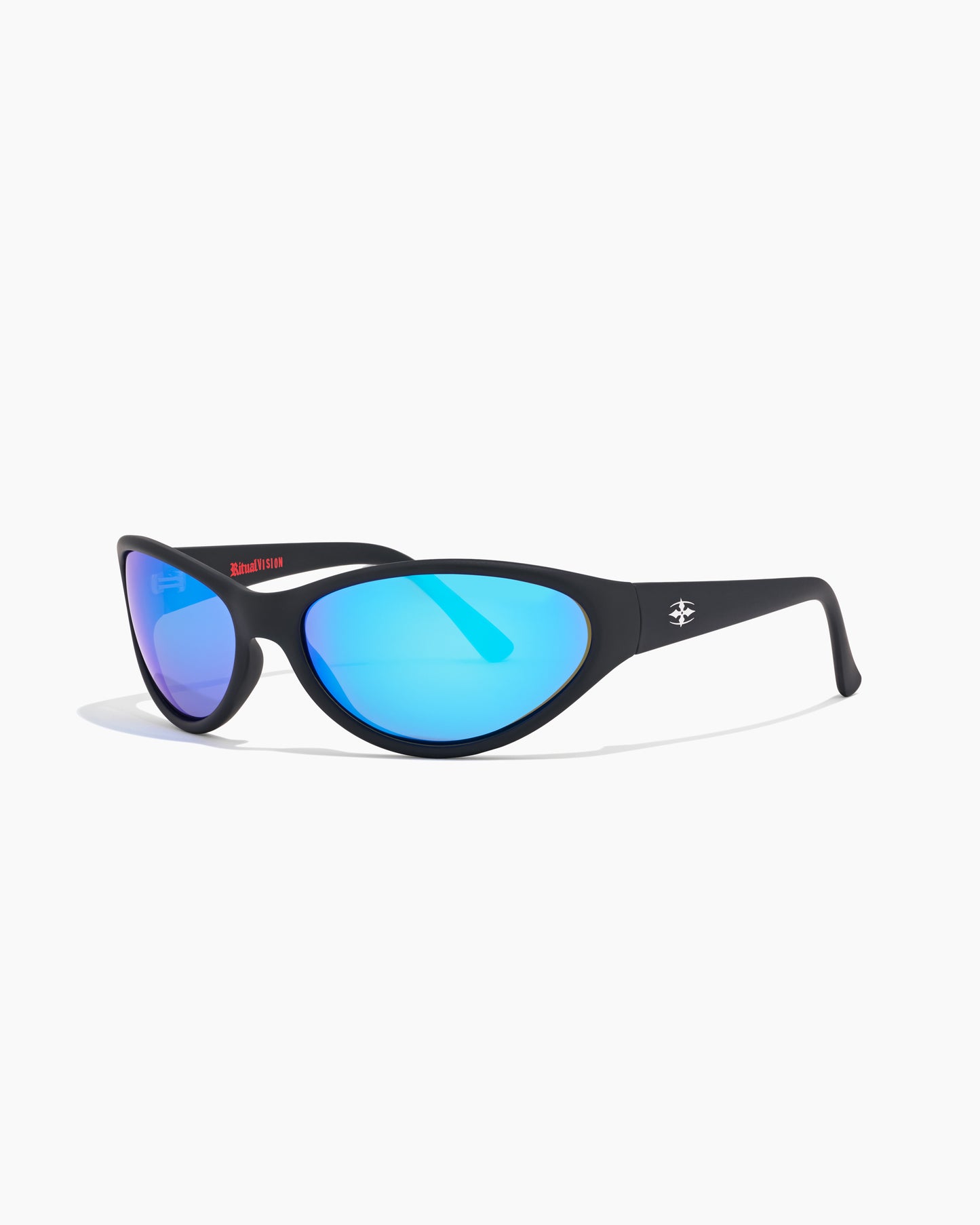 MORPHINE MATTE BLACK / BLUE REFL POLARIZED