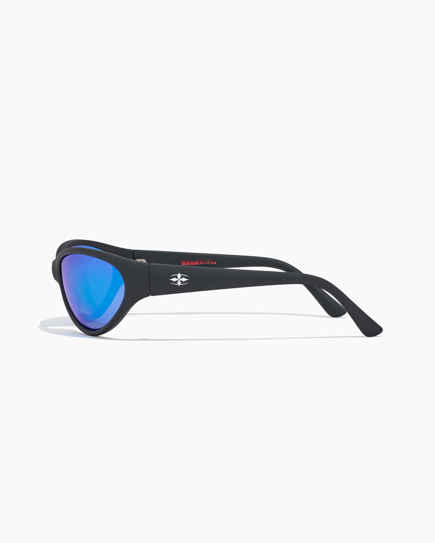 MORPHINE MATTE BLACK / BLUE REFL POLARIZED