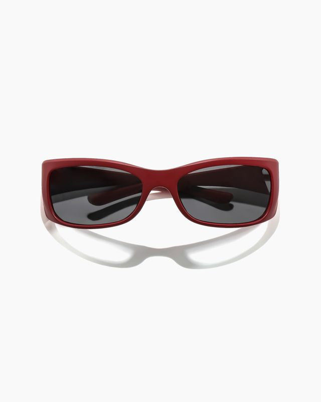 SABOTAGE  MATTE DARK RED/BLK MIRROR POLARIZED