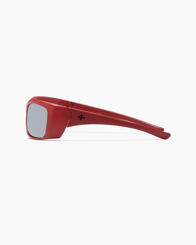 SABOTAGE  MATTE DARK RED/BLK MIRROR POLARIZED